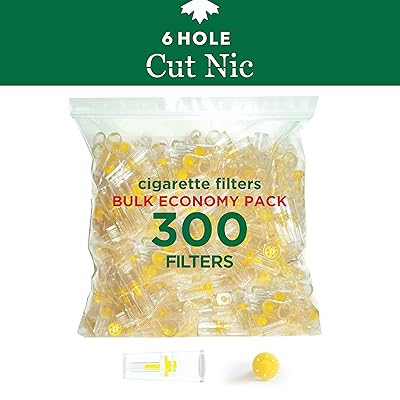Cut-Nic 6 Hole Disposable Cigarette Filters - Bulk Ghana