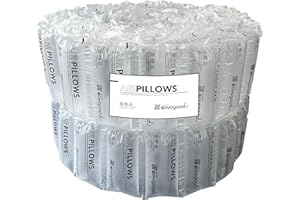 AirPillows™ 150 Count Premium Prefilled Air Pillow Bubbles for Package Shipping | 3 Cu Ft, 22 Gal, 4x8-In Ea | like Packing Peanuts Foam Paper | Strong HDPE Void Fill Cushion Protection by Covogoods