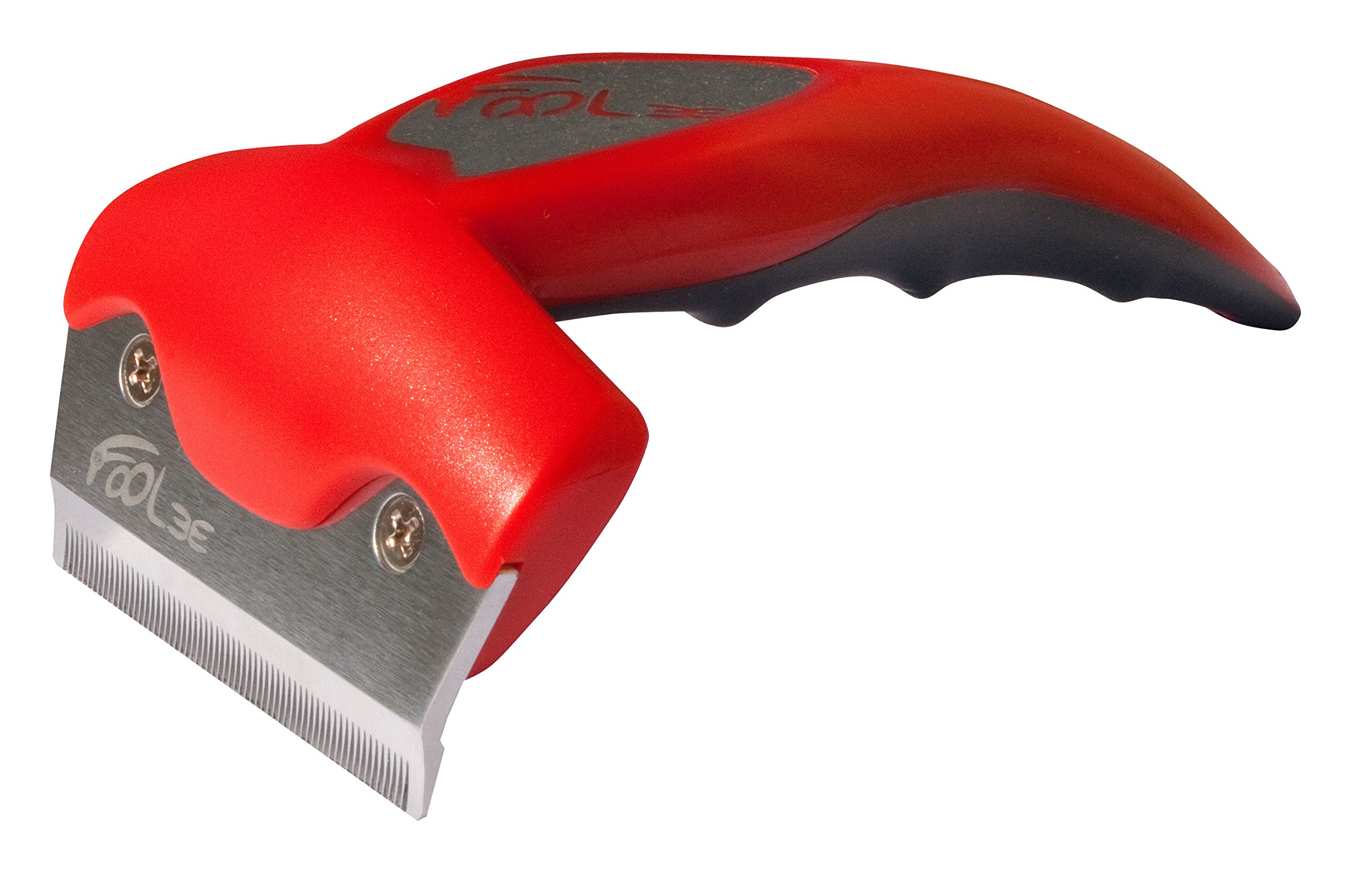 FoOlee One De-Shedders, Large, Light Red