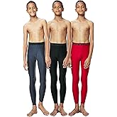 DEVOPS Boys 2~3 Pack UPF 50+ Compression Tights Sport Leggings & Shirt