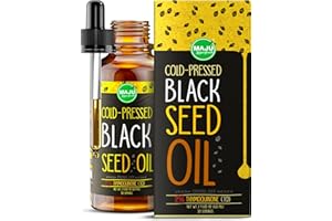 Maju Superfoods Black Seed Oil - 3 Times TQ, Cold-Pressed, Travel Size, 100% Turkish Black Cumin Seed Oil, Liquid Pure Blackseed, Glass Bottle, 2 Oz