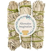 Alternative Imagination White Sage Bundles for Smudging, Natural Sage Bundle, Spiritual Cleansing, Sage Smudge Kit, Slow Burn