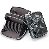 GOIACII Small Genuine Leather Wallet for Women, RFID Blocking Credit Card Holder Wallet