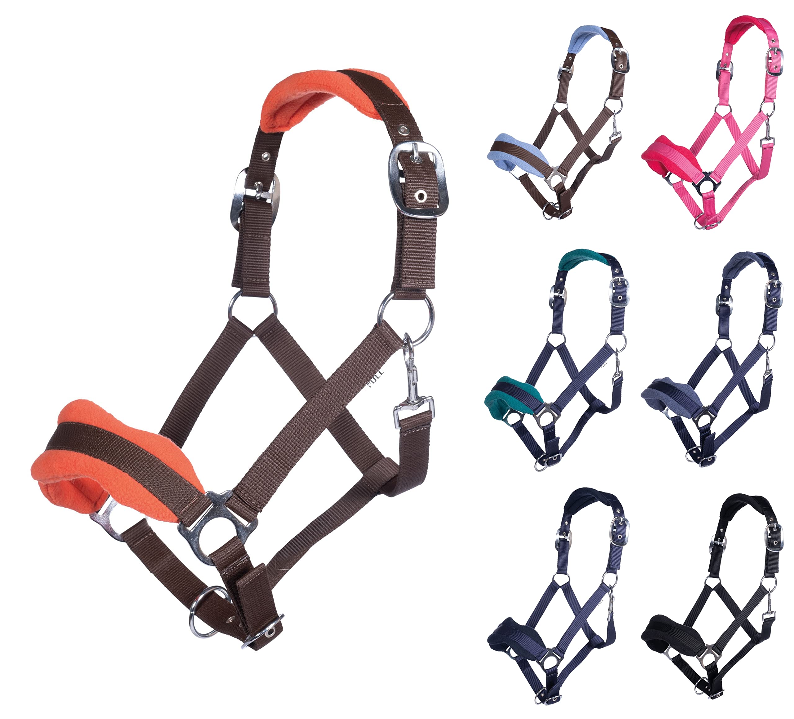 HKM Lily Halter Navy/Petrol Pony