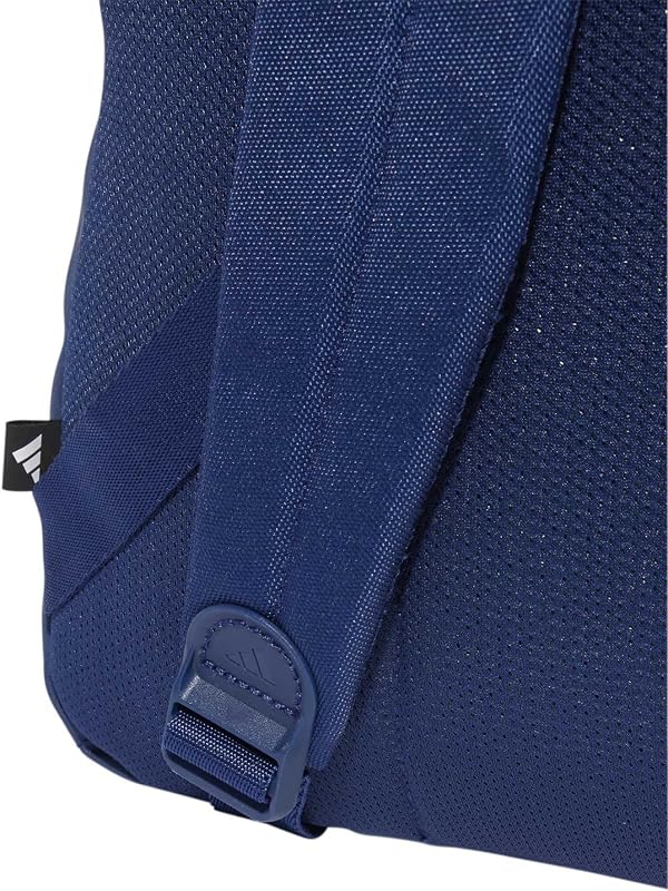 Unisex - Adulto Classic Three Stripes Back To School Backpack, Dark Blue / White, One Size — foto 7 di 8