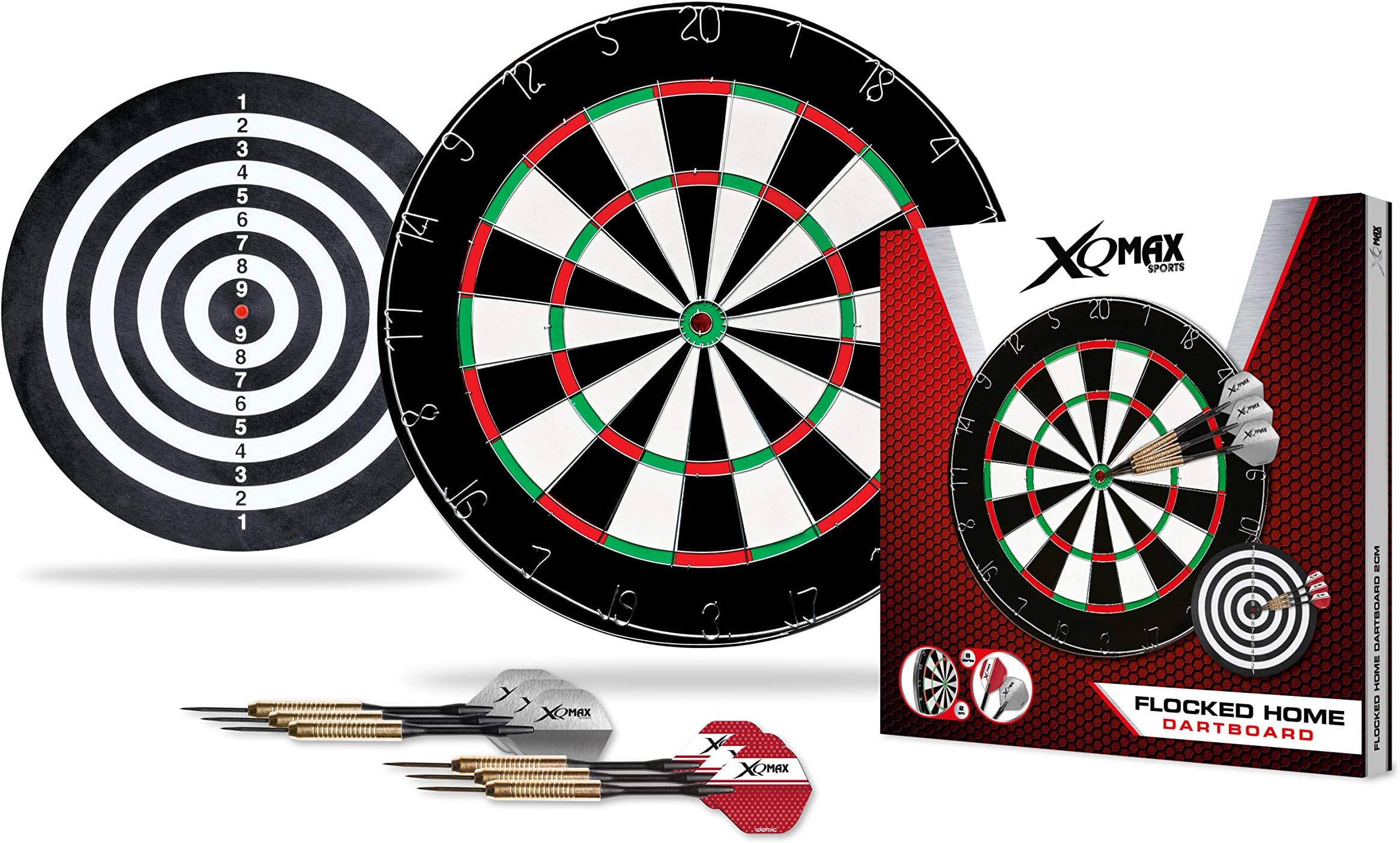XQMax Darts Flocked Home Dartboard