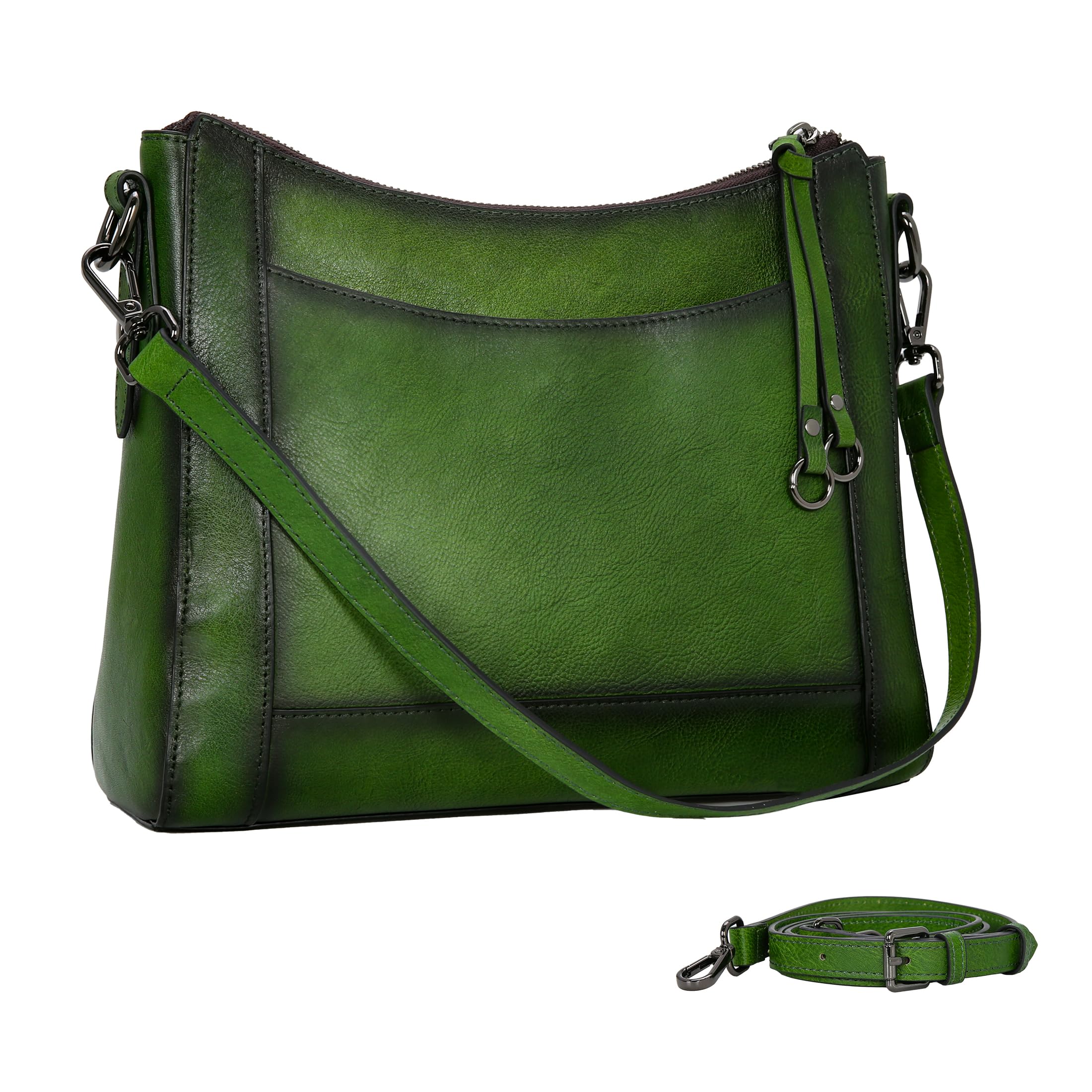 Iswee Genuine Leather Purses for Women Vintage