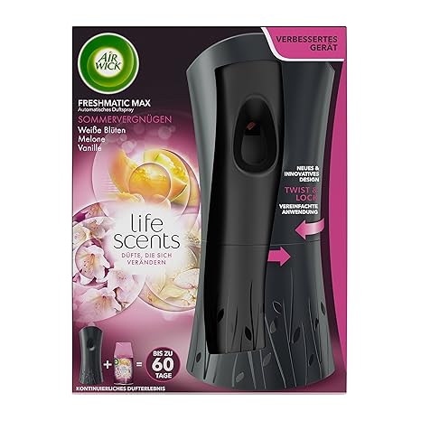 Air Wick Freshmatic Max Automatisches Duftspray Starter-Set, inkl. Nachfüller Sommervergnügen