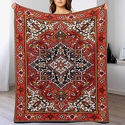 Liliha Bohemian Blanket Vintage Throw Blanket for