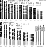Terratek 246pc Drill Bit Set with HSS Titanium Wood Masonry Screwdriver Bits view 3