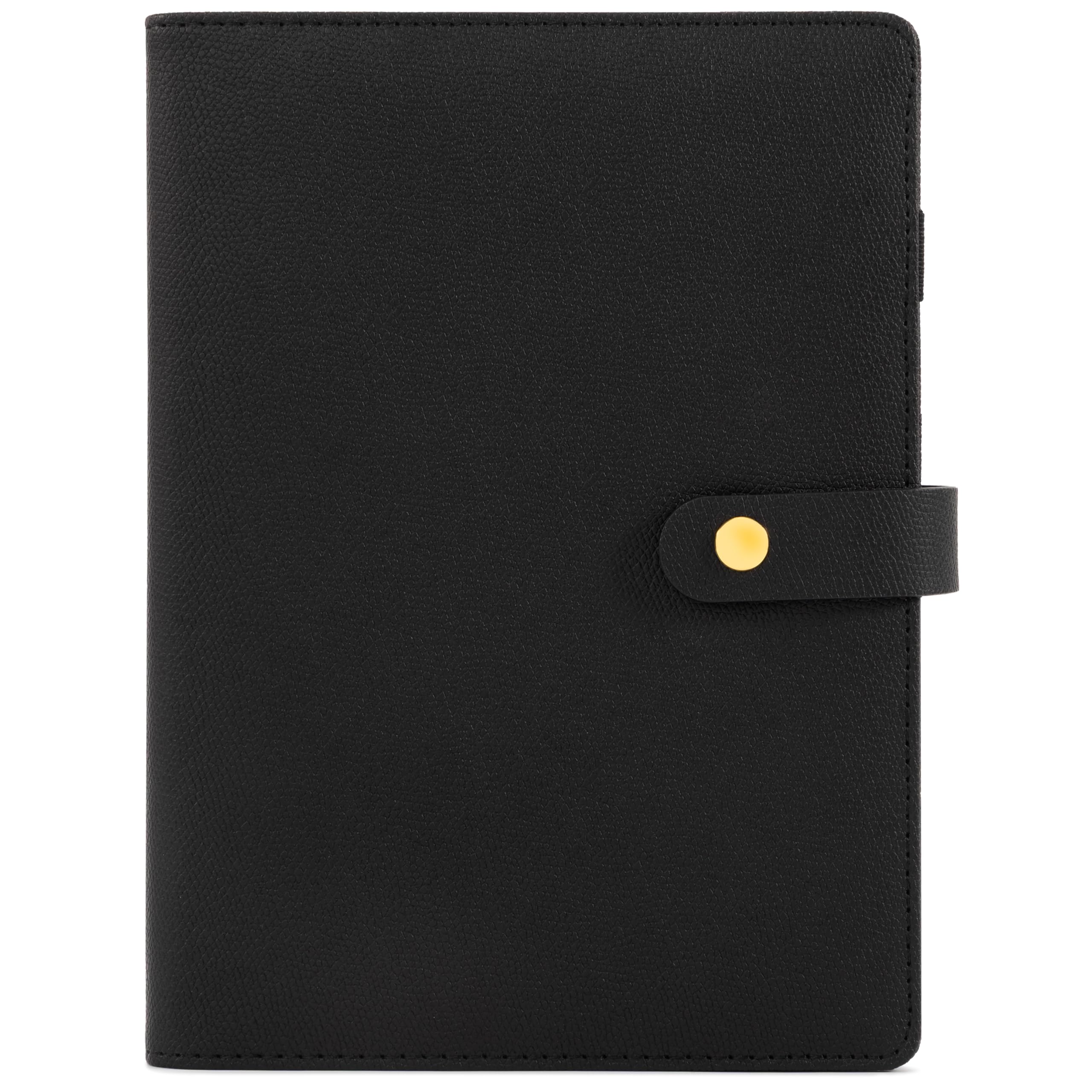 Photo 1 of Aesthetic A5 Binder with 6 Golden Rings - Refillable & Sturdy Planner w Pockets Keeps You Perfectly Organized - Mini Notebook with Magnetic Closure Works Great as Photocard Binder for All Your Cards