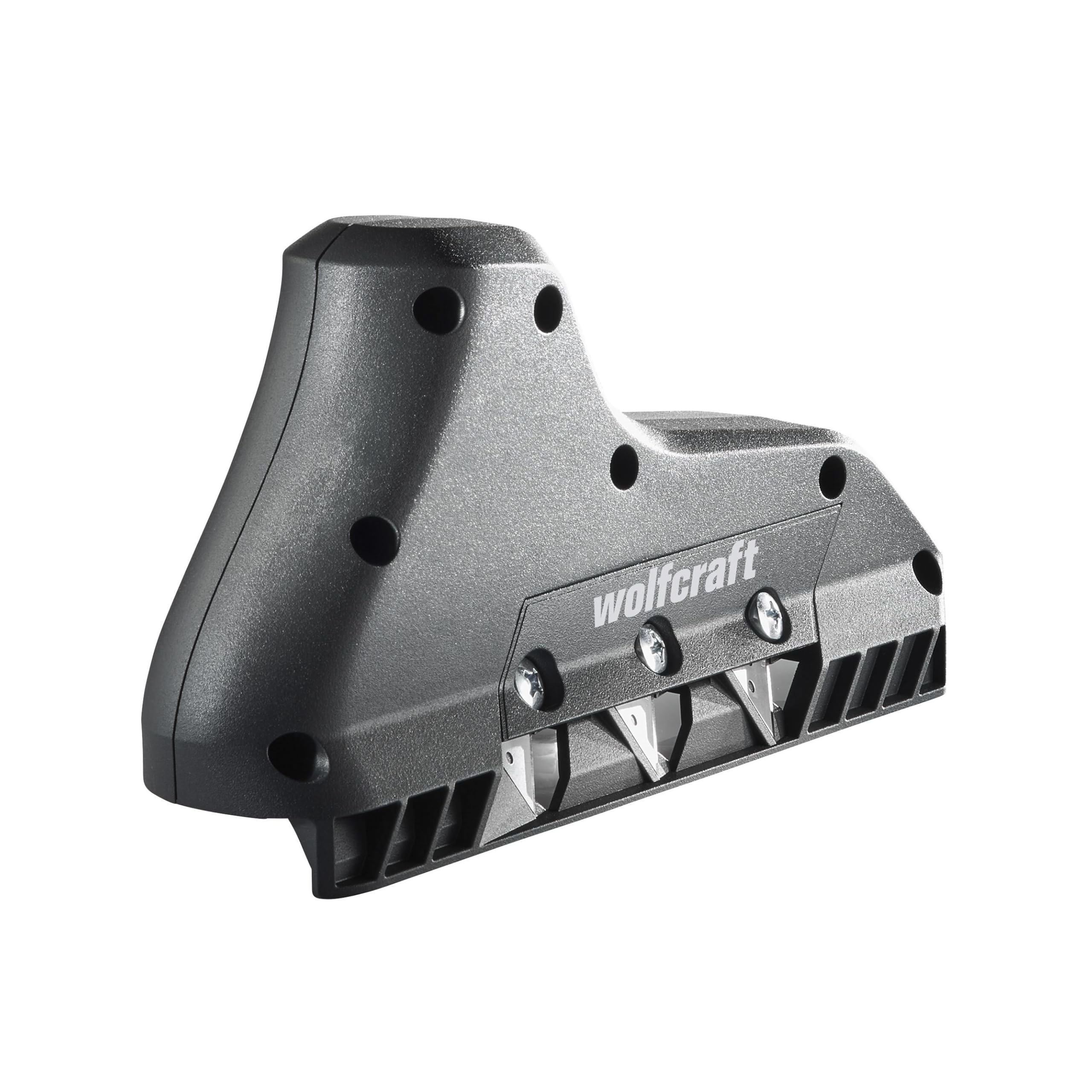 wolfcraft Triple-Blade Edge Planer I 4009000 I for Gypsum plasterboards with Perfectly Bevelled Front Edges