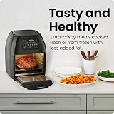 Chefman 5 in 1 Air Fryer Oven 10L 1800W Rotisserie 17 Presets UK view 3