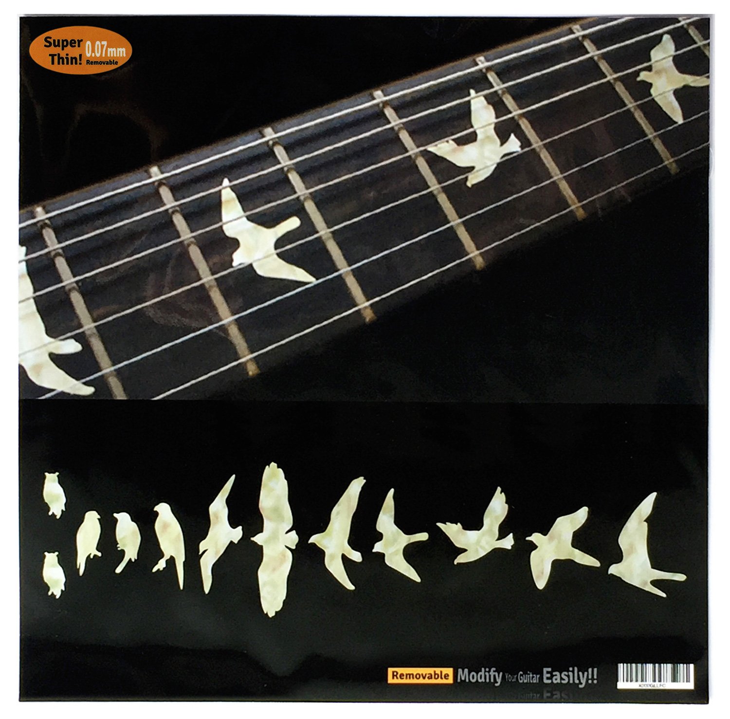 Fret Markers for Guitar & Bass Inlay Sticker Decals Birds /WT eBay