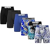 PSD Underwear Men's Boxer Briefs Money Design – Comfortable Stretch, Moisture-Wicking, Standard Length, Multipack and Single