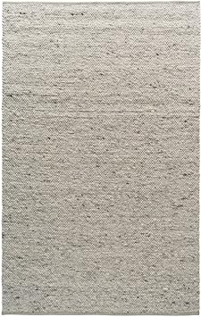 TISCA Teppich aus Schurwolle NEO grau (Verschiedene Größen) 200 x 240 cm