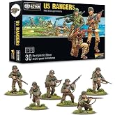 Warlord Games US Rangers Infantry - US Army 28mm Scale Plastic Miniatures for Bolt Action Highly Detailed World War 2 Miniatures for Table-top Wargaming