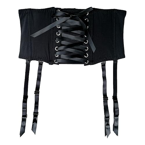 TVRtyle Black Waist Training Removable Strap Women Sexy Garter Belts for  Stocking S700 (Small) in Dubai - UAE | Whizz Garter Belts