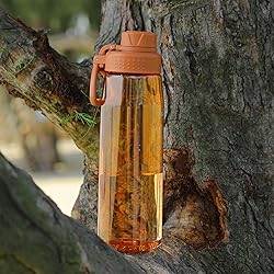 Edmyre Water Bottle 32oz, clear water bottle with