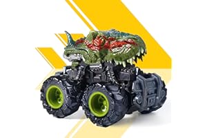 Oriate Realistic Dinosaur Monster TRex Truck,Friction Power,Stunt Educational Toy ATV Cars,Push and Go Gifts for for Boys & Girls Aged 3+ Years Old,Outdoor Toys, Family Fun
