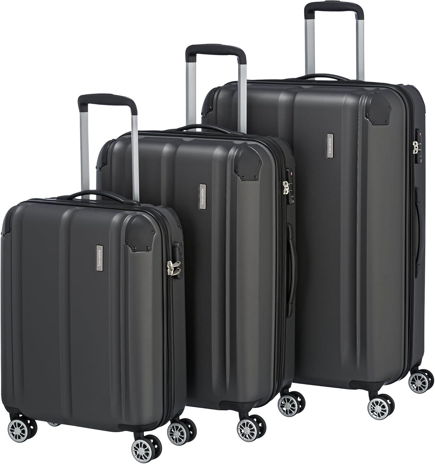 Light, Flexible, Safe:"City" Hard case for Holidays and Business (Also with Front Pocket)