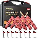 BOXmime 90 Degree Clamp Aluminum Alloy Corner Clamps for Woodworking,5.5" x 5.5"Carpenter Right Angle Clamping Square Tools f