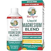 Liquid Magnesium Supplement by MaryRuth's | Magnesium Complex with Magnesium Glycerophosphate + Magnesium Bisglycinate + Taur