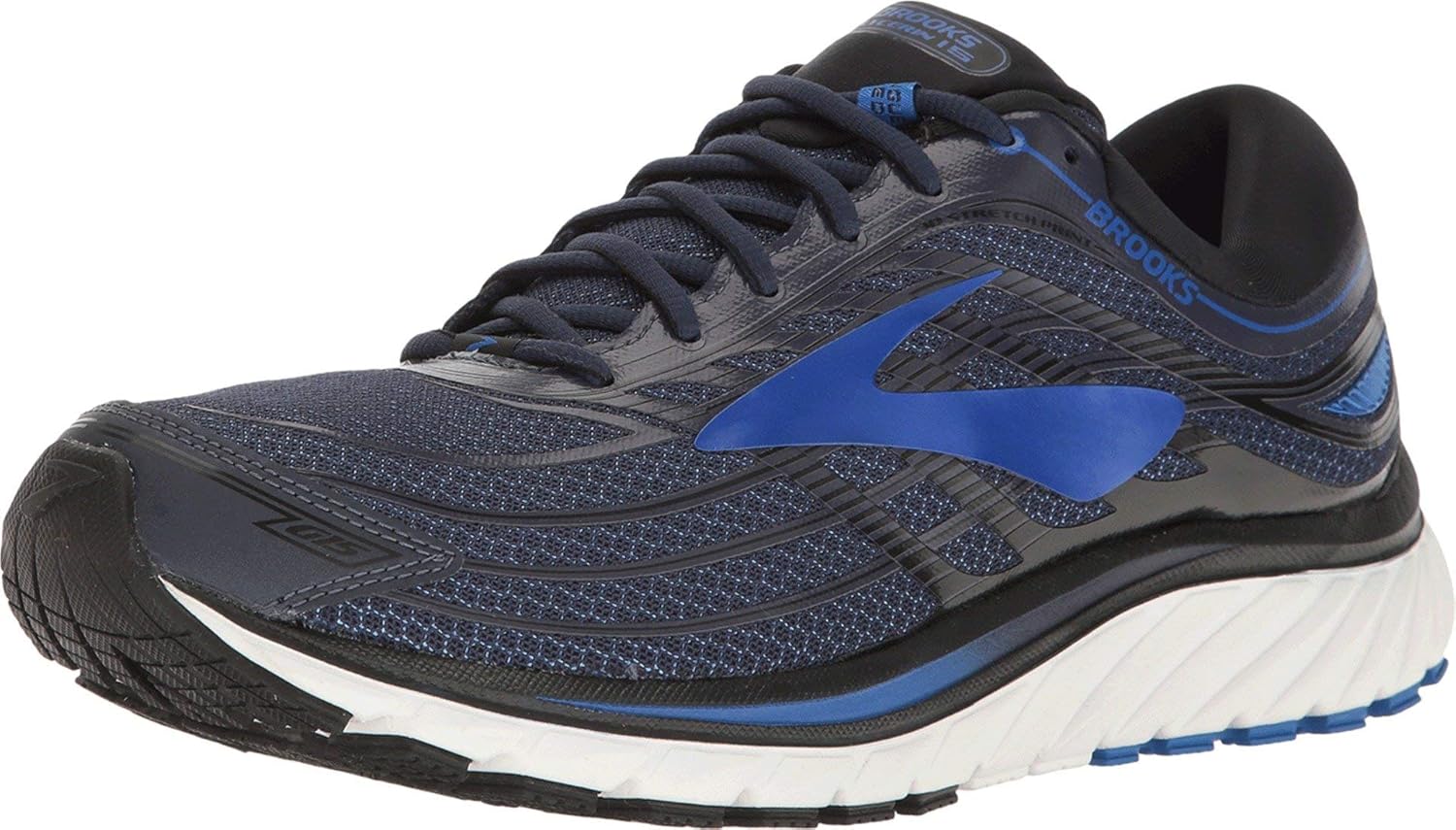 Brooks Men's Glycerin 15 Running Shoes (11.5 D(M) US, Navy