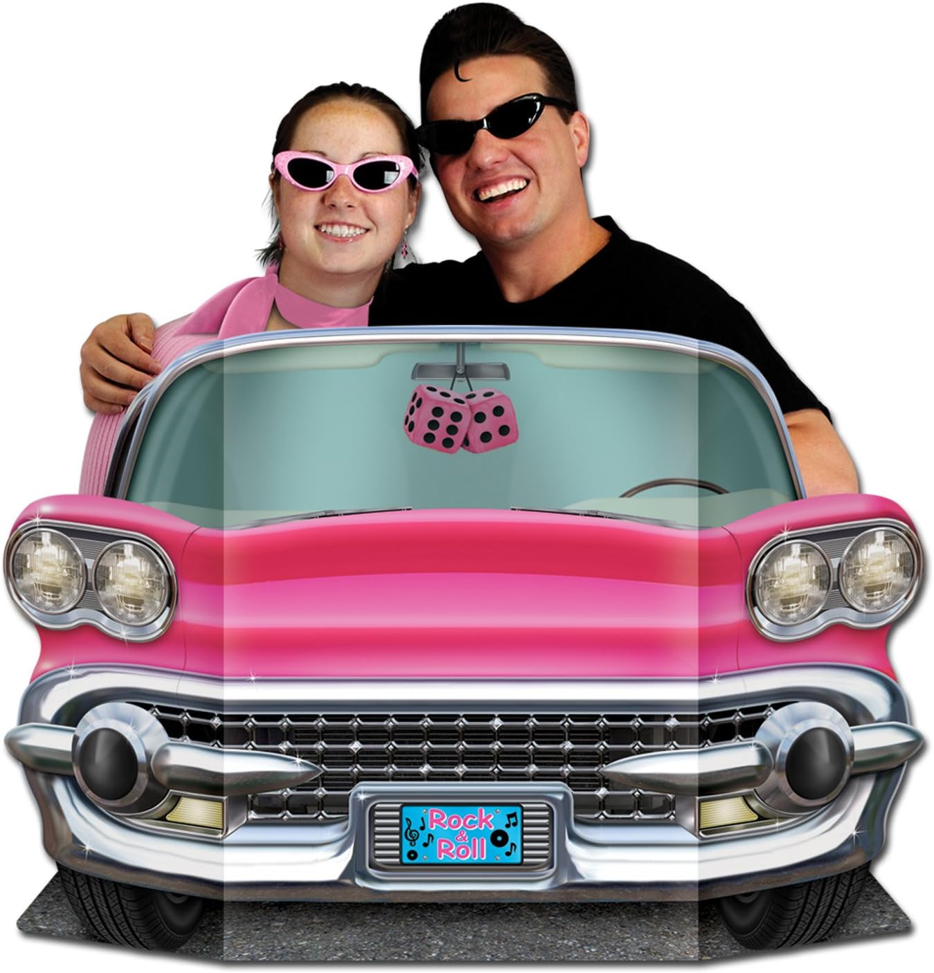Pink Convertible Photo Prop Party Accessory (1 count) (1/Pkg): Toys & Games