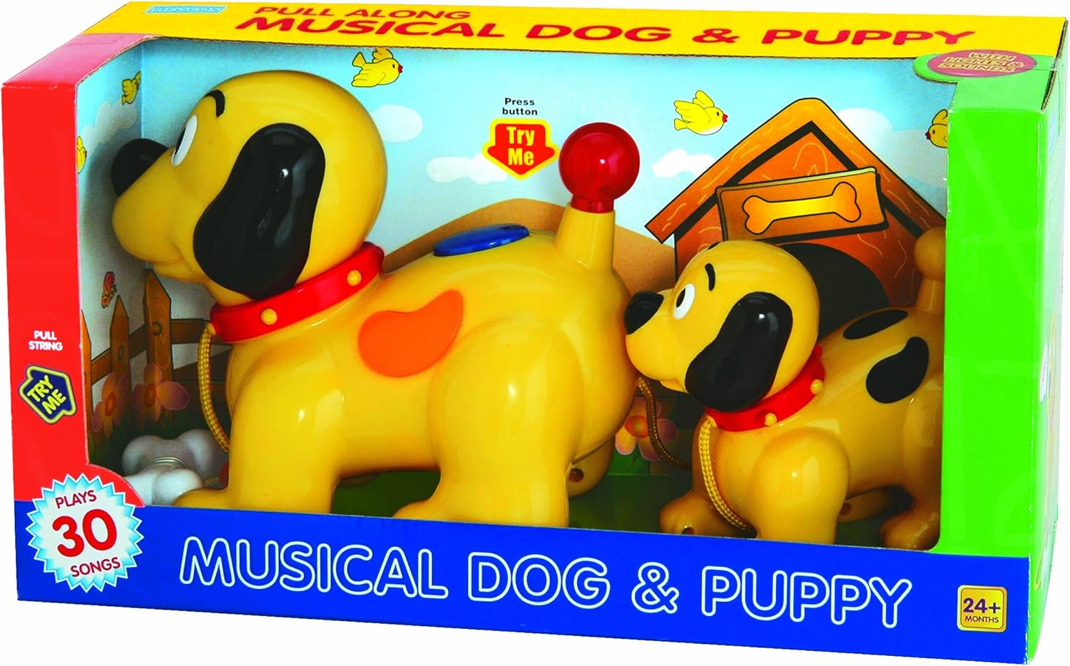 Megcos Musical Dog and Puppy Amazon.co.uk Toys & Games
