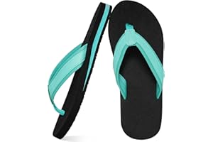 GRPSKCOS Boys Flip Flops Sandals Summer Beach Swim Pool Water Park Shoes for Kids Indoor and Outdoor