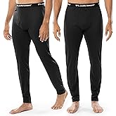 Wells Lamont Men's Performance Baselayer Thermal Bottom, Black, Medium