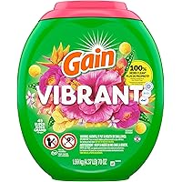Gain Super Flings Laundry Detergent Pacs Hibiscus Hula scent irresistibly clean and fresh washing detergent laundry soap pacs