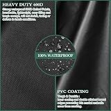 PATIO PLUS Double Garden Parasol Cover 270x70/70cm Waterproof 600D view 3