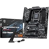 MSI X870E Gaming Plus WiFi Motherboard, ATX - Supports AMD Ryzen 9000/8000 / 7000 Processors, AM5-60A SPS VRM, DDR5 Memory Bo