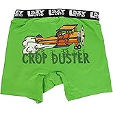 Lazy One Funny Boxer Briefs for Men, Underwear for Men, Gag Gifts For Men