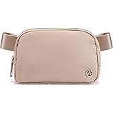 Pander Everywhere Belt Bag for Women, Fashion Waist Packs, Crossbody Bags, Everywhere Belt Bag with Adjustable Strap (Raw Linen).