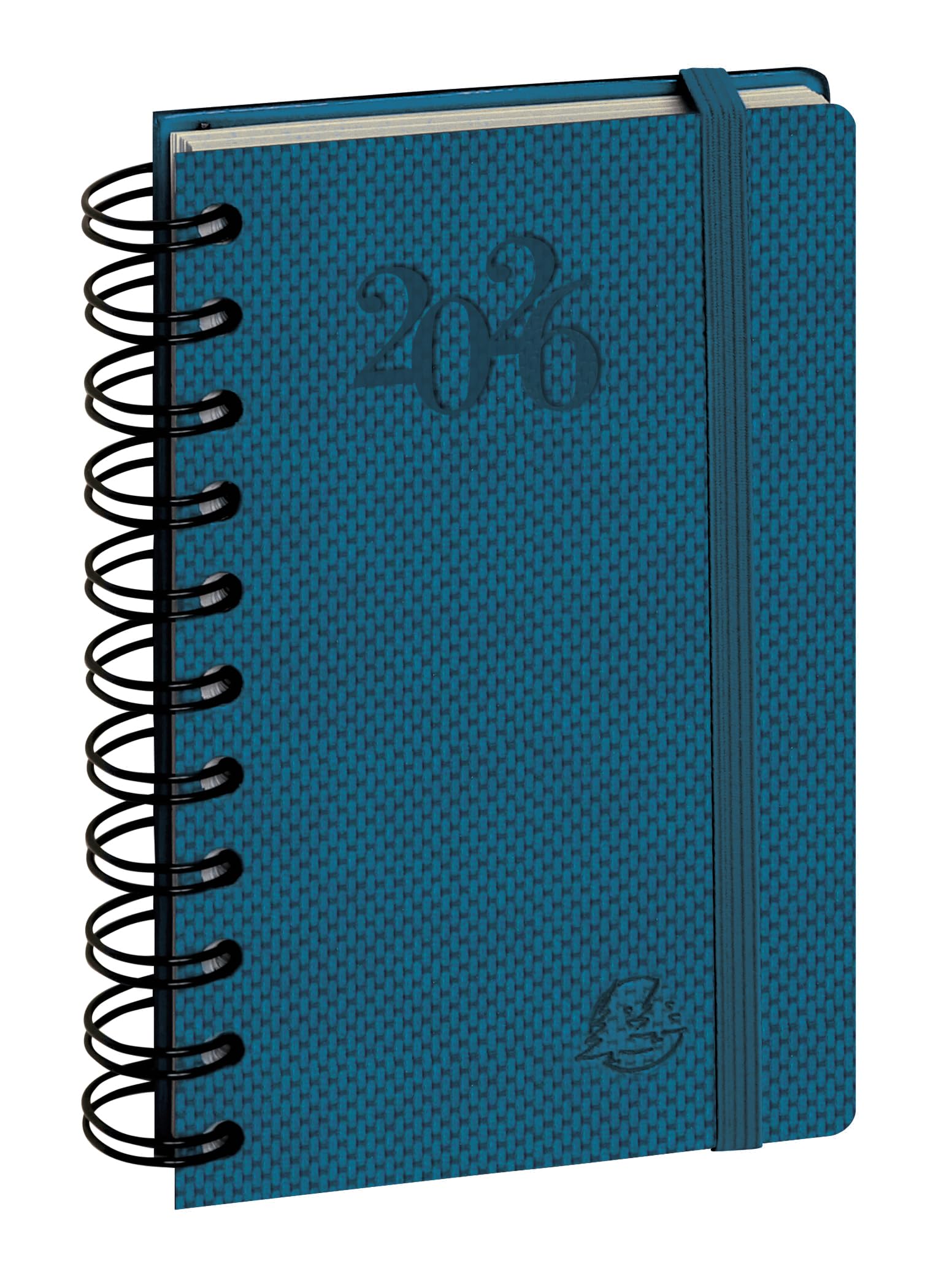 Exacompta Swan 15414E Spiral Bound Daily Diary 9 x 14.6 cm January to December 2019 Random Colours