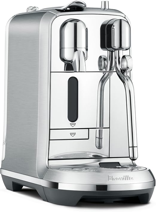 Breville Nespresso Creatista Plus Coffee Machine, Brushed Stainless