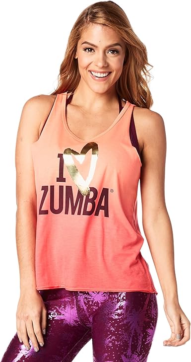 Zumba Fitness i Love Zumba Loose Reservorio Mujer Tops, Todo el ...