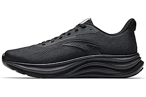 ANTA Men’s Running Shoes, Lightweight Cushioned Breathable Sneakers, Comfortable Trainers with Slip Resistant Outsole for Jogging, Walking and Daily Workout