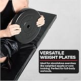 Gallant 40kg Vinyl Weight Plates 1 Inch Standard Set 4x10kg Exercise Fitness view 8