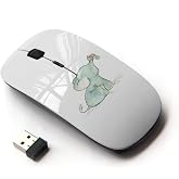 KOOLmouse [ Optical 2.4G Wireless Mouse [ Cute Baby Elephant Blue Sweet White Blue ]