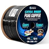 Smartech Cables Cat6A Riser Ethernet Cable 1000ft