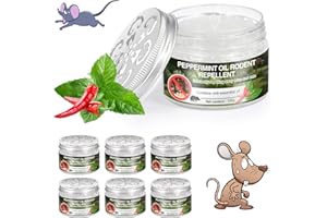 JAHY2TECH 6 Pcs Rodent Repellent for Car Engines 2024 Latest Natural Peppermint Oil to Repel Mice & Rats, Under Hood Rodent Repellent, Safe Pest Control Anti Mouse for Auto RV Home Attic Indoor Outdoor