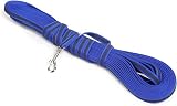 Julius-K9 Color & Gray Super-Grip Leash 14 mm x 15 m Blue Gray view 2