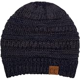C.C Exclusives Cable Knit Beanie - Thick, Soft &amp; Warm Chunky Beanie Hats