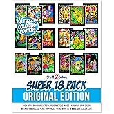 Super Pack of 18 Fuzzy Velvet Coloring Posters (Original Edition) - Great for Family Time Coloring, Arts, Crafts, Travel, School, Care Facilities [All Ages Fun: Girls, Boys, Adults, Kids] (1 Pack)