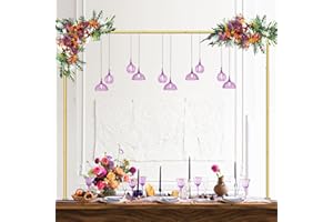 PINPON Over The Table Rod Stand with Clamps Adjustable 27.95-100" Length 32.67-47" Height Metal Balloon Flower Table Arch Decoration for Party Birthday Wedding Anniversary Valentine's Day Christmas, Golden