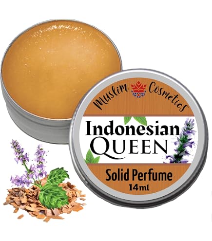 Parfum Solide Naturel Jasmin - 2 Mini Pots En Laiton, 4 Grammes - Neuf